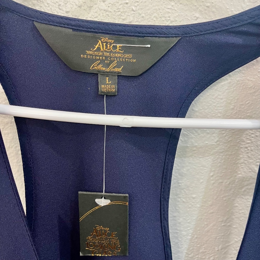 NWT Disney Alice Through the Looking Glass Double-Breasted Ruffle Vest Large - Picture 5 of 10